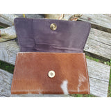 Handmade Boho Hair on Hide Wallet|Waled Boho wedi wneud â llaw