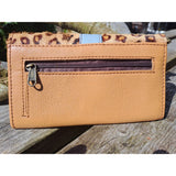 Handmade Boho Hair on Hide Wallet|Waled Boho wedi wneud â llaw