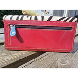 Handmade Boho Hair on Hide Long Clutch|Clutch Boho Hir wedi wneud â llaw