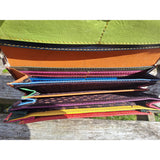 Handmade Boho Hair on Hide Long Clutch|Clutch Boho Hir wedi wneud â llaw