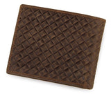 Woven Leather Zip Wallet|Waled Lledr Gwe