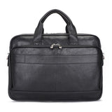 Steffan Black Briefcase|Bag Dogfennau Du Steffan