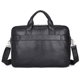 Steffan Black Briefcase|Bag Dogfennau Du Steffan