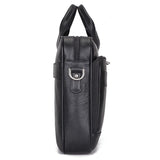 Steffan Black Briefcase|Bag Dogfennau Du Steffan