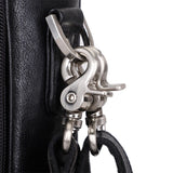 Steffan Black Briefcase|Bag Dogfennau Du Steffan