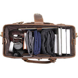 Deluxe Leather Travel Bag|Bag Teithio Lledr