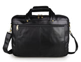 Black Austin Briefcase Laptop Bag|Bag Dogfennau Du Austin - Lledar
