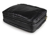 Black Austin Briefcase Laptop Bag|Bag Dogfennau Du Austin - Lledar