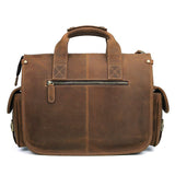 Pancho Light Crazy Horse Satchel|Satchel Lledr Pancho Golau