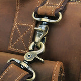 Pancho Light Crazy Horse Satchel|Satchel Lledr Pancho Golau