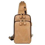 Madryn Leather Back Pack|Sach Gefn Lledr Madryn