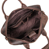 Olivier Crazy Horse Briefcase|Bag Dogfennau Crazy Horse Olivier - Lledar