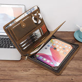 Crazy Horse Leather Tablet Holder|Cyfluniwr Crazy Horse