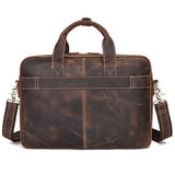 Steffan Crazy Horse Briefcase|Bag Dogfennau Crazy Horse Steffan