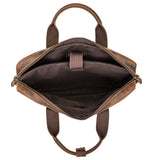 Steffan Crazy Horse Briefcase|Bag Dogfennau Crazy Horse Steffan