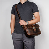Harrison Vintage Sling Leather Bag|Bag Sling Hynafol Harrison