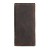 Large Brown Crazy Horse Clutch Wallet|Waled Crazy Horse Brown Mawr