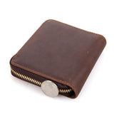 Crazy Horse Leather Zip Wallet|Waled Lledr Crazy Horse Sip
