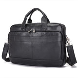 Steffan Black Briefcase|Bag Dogfennau Du Steffan