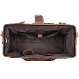 Deluxe Leather Travel Bag|Bag Teithio Lledr