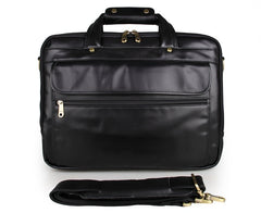 Black Austin Briefcase Laptop Bag|Bag Dogfennau Du Austin