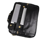 Black Austin Briefcase Laptop Bag|Bag Dogfennau Du Austin - Lledar 