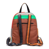 Idaho Leather Colourful Backpack