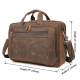 Stallone Crazy Horse Suitcase Attachment Briefcase|Atodiad Teithio Crazy Horse Stallone - Lledar 