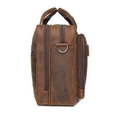 Stallone Crazy Horse Suitcase Attachment Briefcase|Atodiad Teithio Crazy Horse Stallone - Lledar 