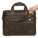 Nicholson Crazy Horse Briefcase|Briffces Crazy Horse Nicholson - Lledar 