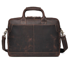 Olivier Crazy Horse Briefcase|Bag Dogfennau Crazy Horse Olivier
