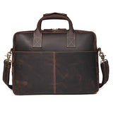 Olivier Crazy Horse Briefcase|Bag Dogfennau Crazy Horse Olivier - Lledar 