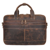 Steffan Crazy Horse Briefcase|Bag Dogfennau Crazy Horse Steffan